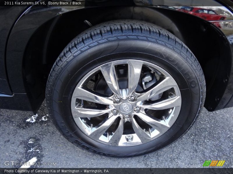 Ebony Black / Black 2011 Kia Sorento SX V6