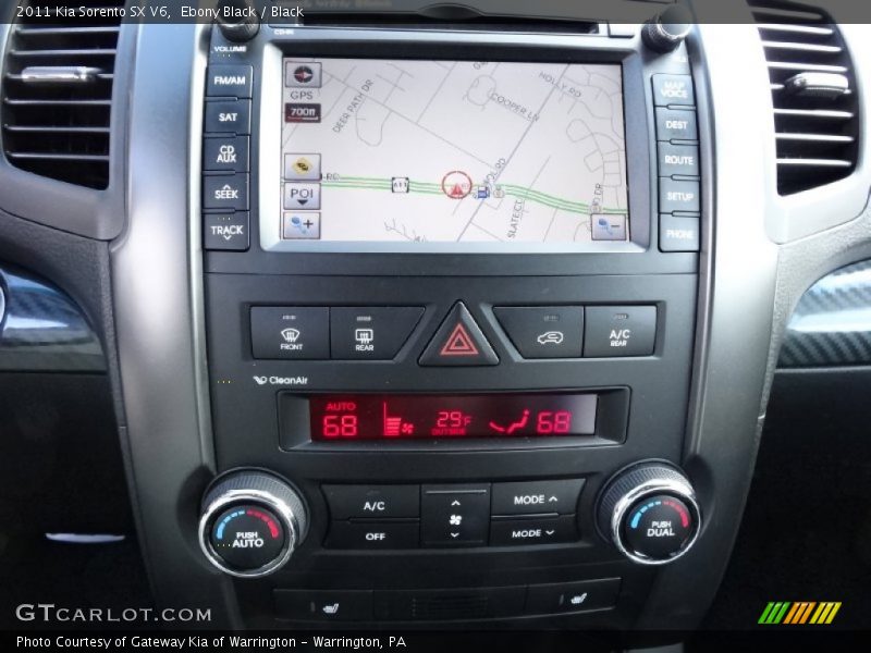 Ebony Black / Black 2011 Kia Sorento SX V6