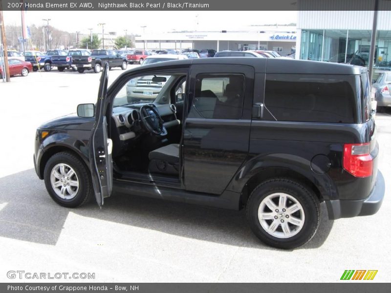 Nighthawk Black Pearl / Black/Titanium 2007 Honda Element EX AWD