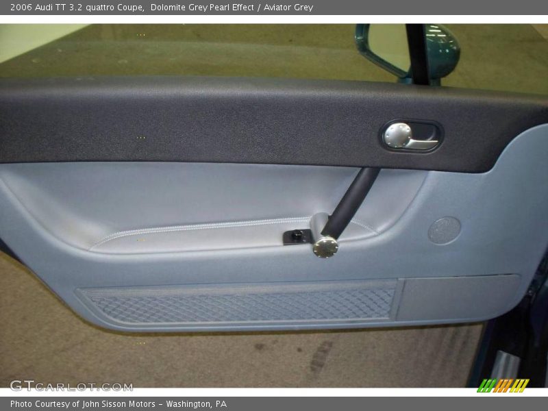 Dolomite Grey Pearl Effect / Aviator Grey 2006 Audi TT 3.2 quattro Coupe