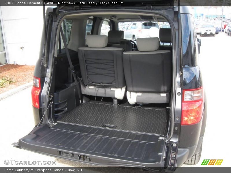 Nighthawk Black Pearl / Black/Titanium 2007 Honda Element EX AWD