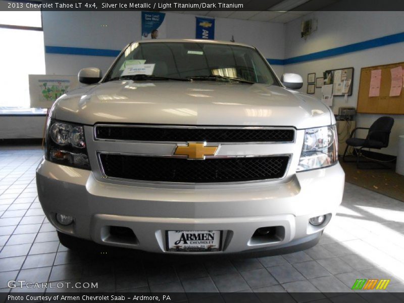 Silver Ice Metallic / Light Titanium/Dark Titanium 2013 Chevrolet Tahoe LT 4x4