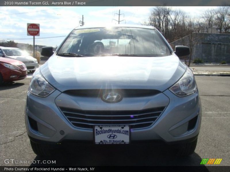 Aurora Blue / Taupe 2010 Hyundai Tucson GLS