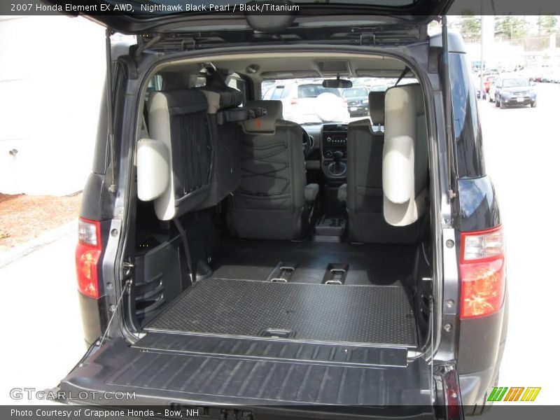 Nighthawk Black Pearl / Black/Titanium 2007 Honda Element EX AWD