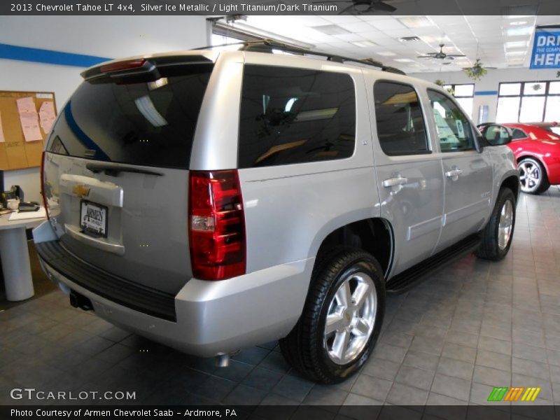 Silver Ice Metallic / Light Titanium/Dark Titanium 2013 Chevrolet Tahoe LT 4x4