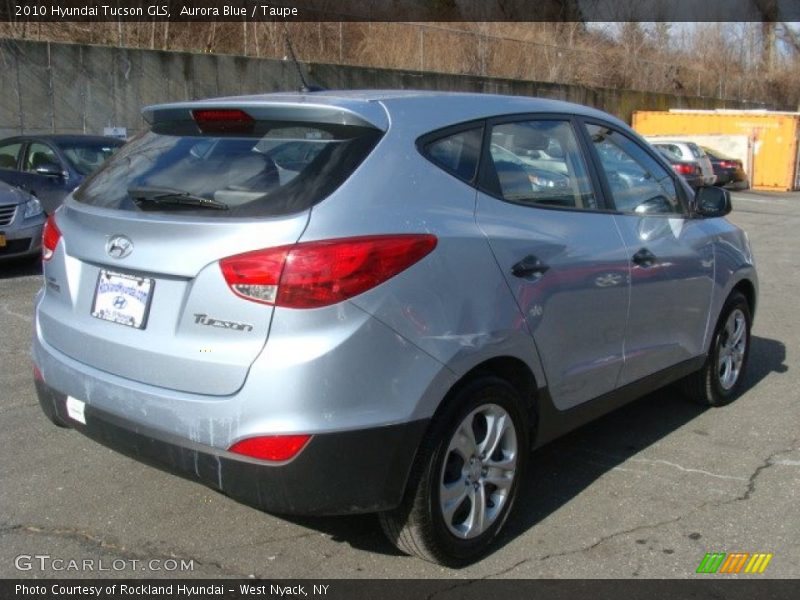 Aurora Blue / Taupe 2010 Hyundai Tucson GLS