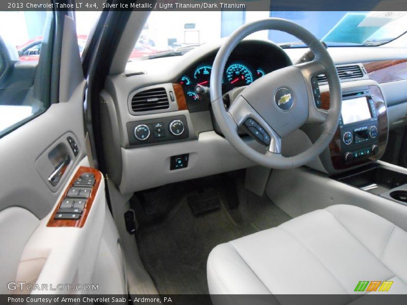 Silver Ice Metallic / Light Titanium/Dark Titanium 2013 Chevrolet Tahoe LT 4x4