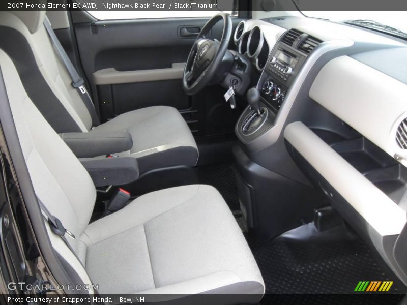 Nighthawk Black Pearl / Black/Titanium 2007 Honda Element EX AWD