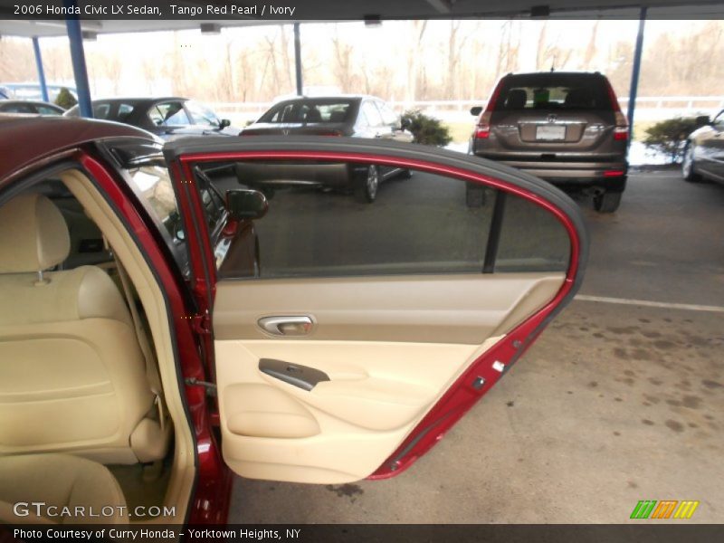 Tango Red Pearl / Ivory 2006 Honda Civic LX Sedan