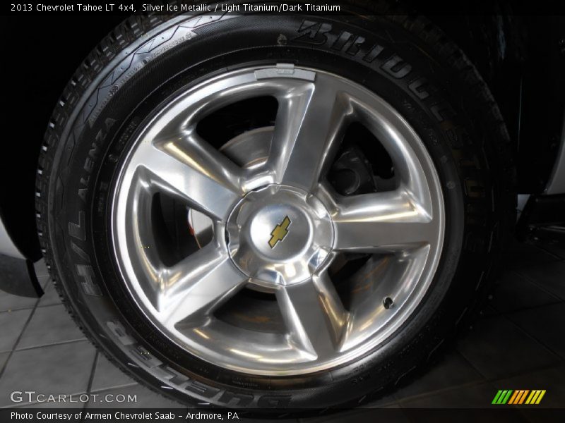 Silver Ice Metallic / Light Titanium/Dark Titanium 2013 Chevrolet Tahoe LT 4x4