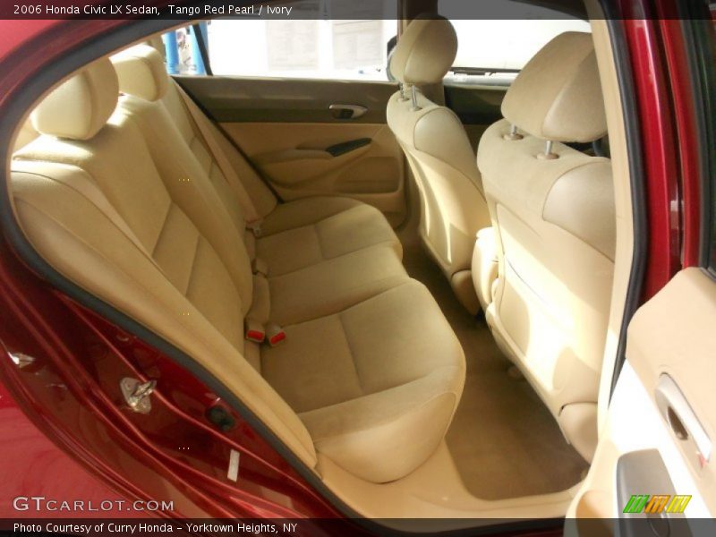 Tango Red Pearl / Ivory 2006 Honda Civic LX Sedan