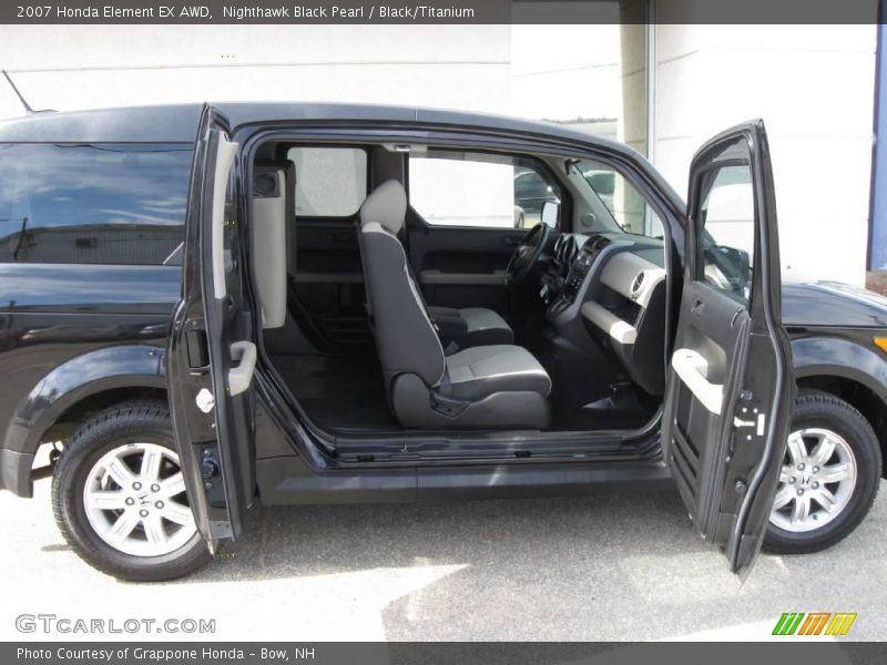 Nighthawk Black Pearl / Black/Titanium 2007 Honda Element EX AWD