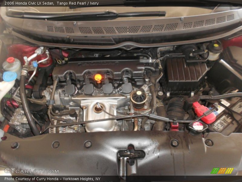 Tango Red Pearl / Ivory 2006 Honda Civic LX Sedan
