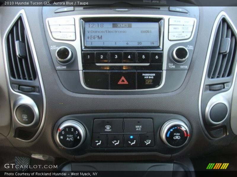 Aurora Blue / Taupe 2010 Hyundai Tucson GLS