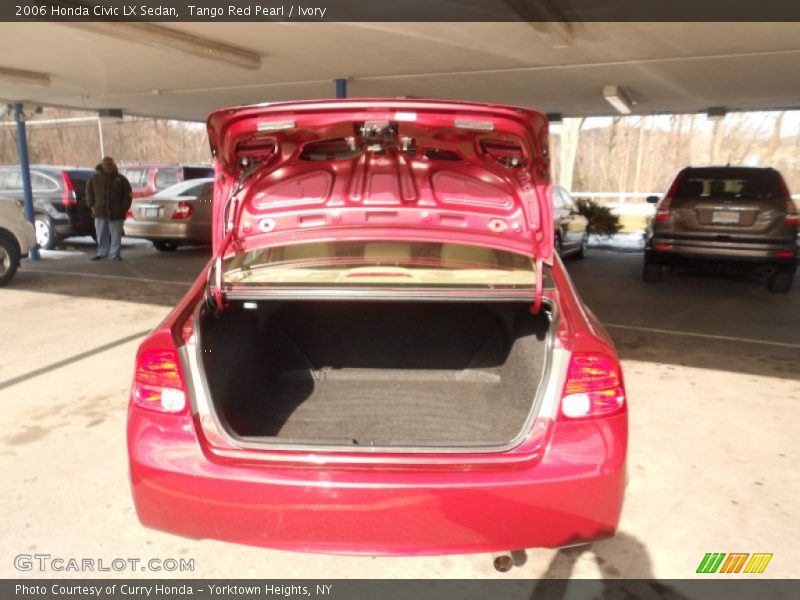 Tango Red Pearl / Ivory 2006 Honda Civic LX Sedan