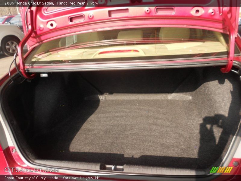 Tango Red Pearl / Ivory 2006 Honda Civic LX Sedan