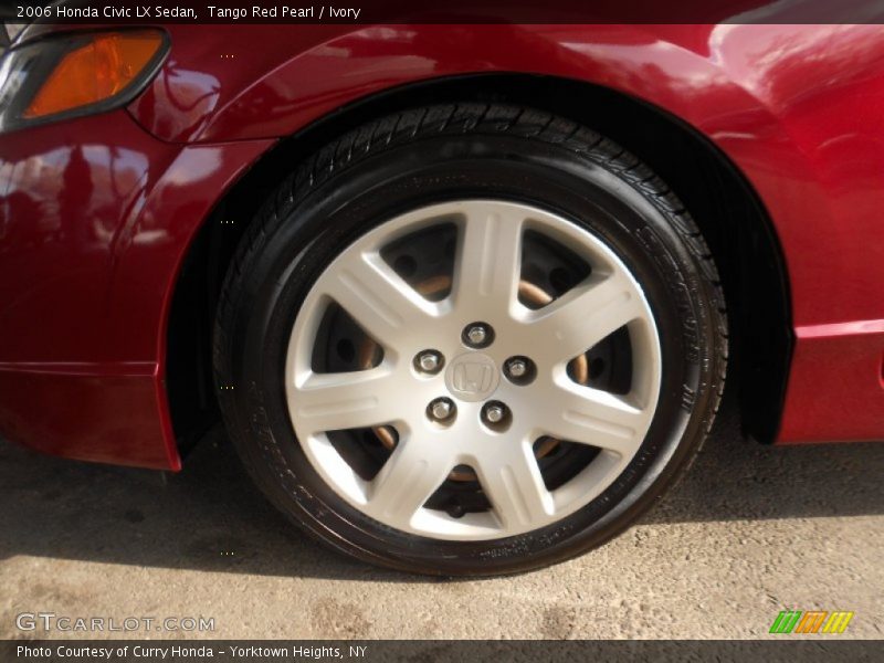 Tango Red Pearl / Ivory 2006 Honda Civic LX Sedan