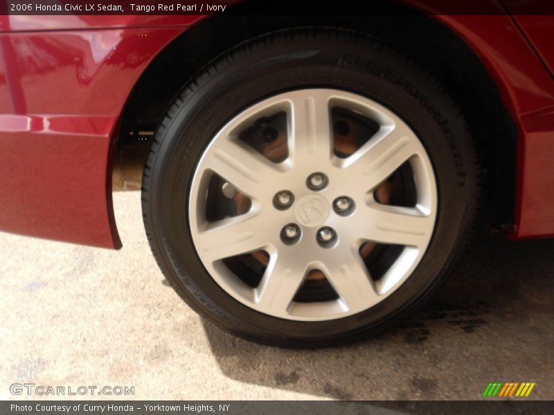 Tango Red Pearl / Ivory 2006 Honda Civic LX Sedan