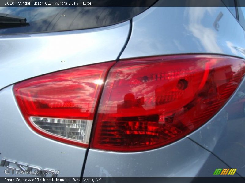 Aurora Blue / Taupe 2010 Hyundai Tucson GLS
