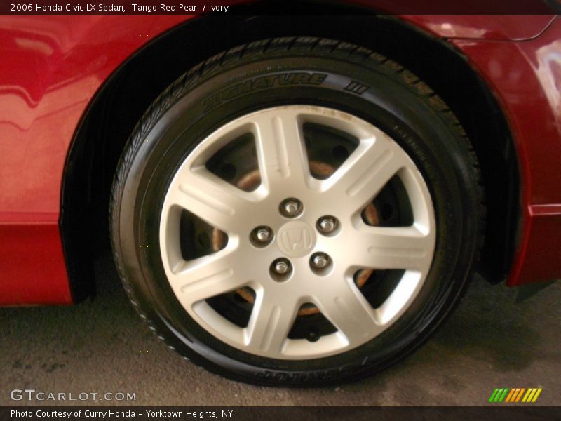 Tango Red Pearl / Ivory 2006 Honda Civic LX Sedan