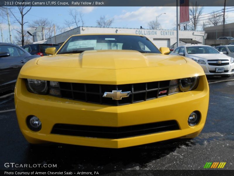 Rally Yellow / Black 2013 Chevrolet Camaro LT/RS Coupe