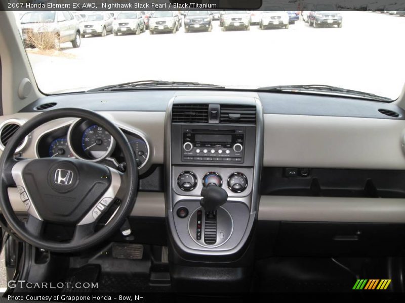 Nighthawk Black Pearl / Black/Titanium 2007 Honda Element EX AWD