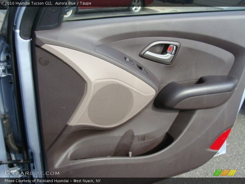 Aurora Blue / Taupe 2010 Hyundai Tucson GLS