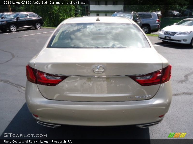 Satin Cashmere Metallic / Flaxen 2013 Lexus GS 350 AWD