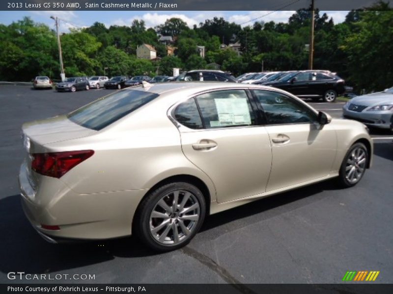 Satin Cashmere Metallic / Flaxen 2013 Lexus GS 350 AWD