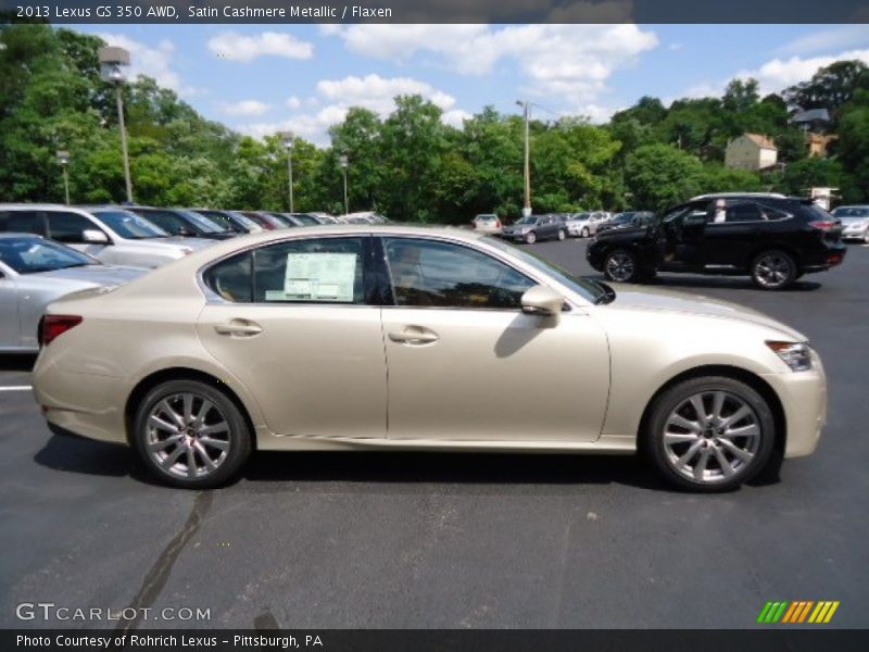 Satin Cashmere Metallic / Flaxen 2013 Lexus GS 350 AWD