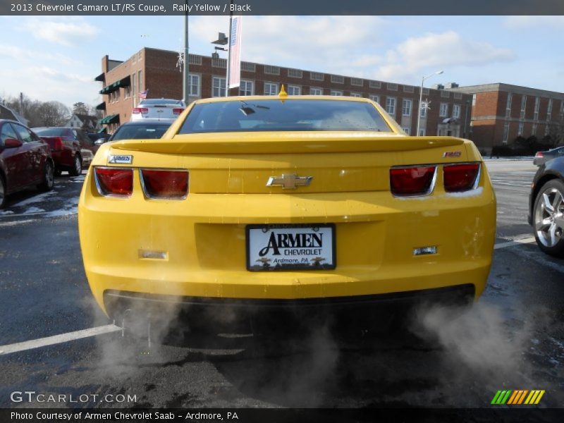 Rally Yellow / Black 2013 Chevrolet Camaro LT/RS Coupe