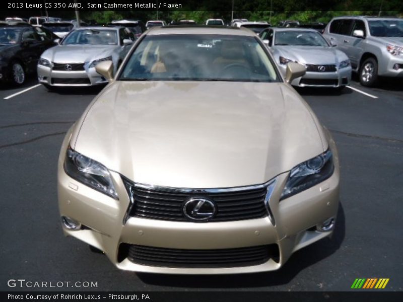 Satin Cashmere Metallic / Flaxen 2013 Lexus GS 350 AWD