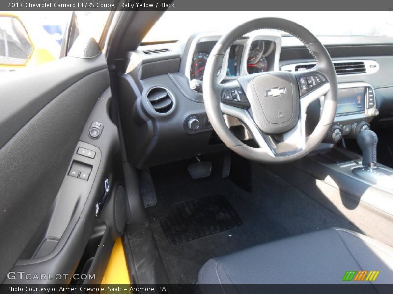 Rally Yellow / Black 2013 Chevrolet Camaro LT/RS Coupe