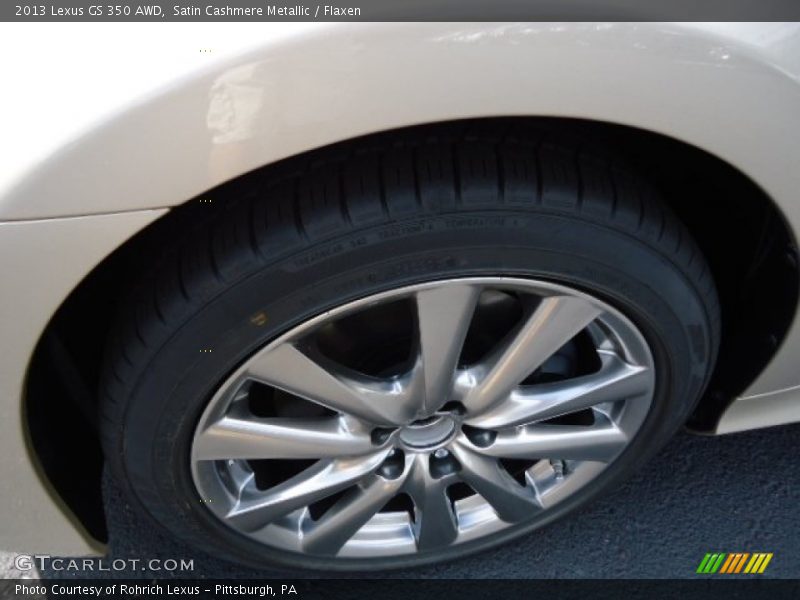 Satin Cashmere Metallic / Flaxen 2013 Lexus GS 350 AWD