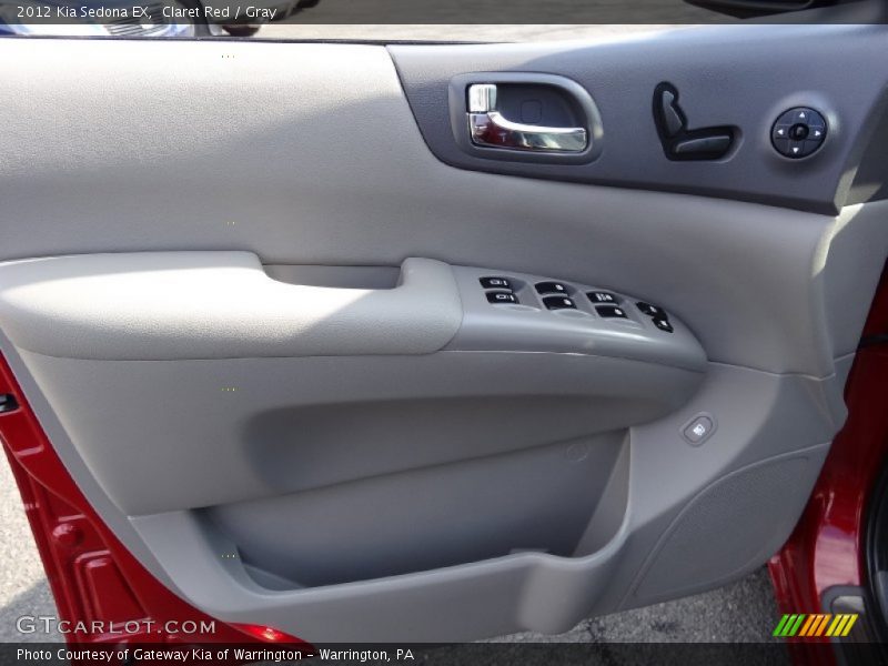 Claret Red / Gray 2012 Kia Sedona EX