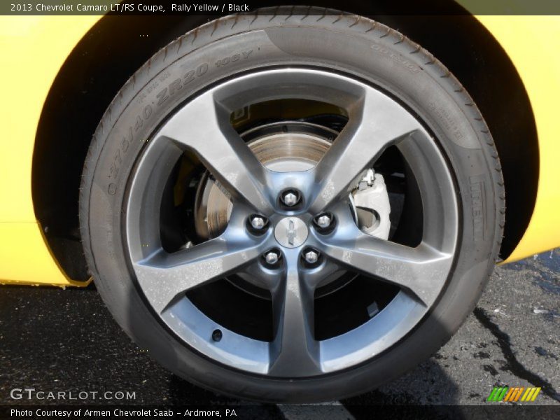 Rally Yellow / Black 2013 Chevrolet Camaro LT/RS Coupe