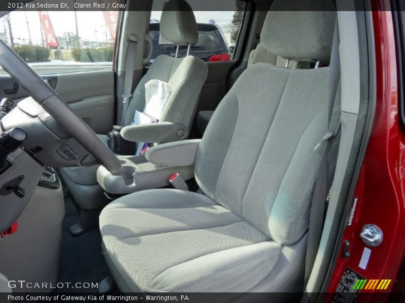 Claret Red / Gray 2012 Kia Sedona EX