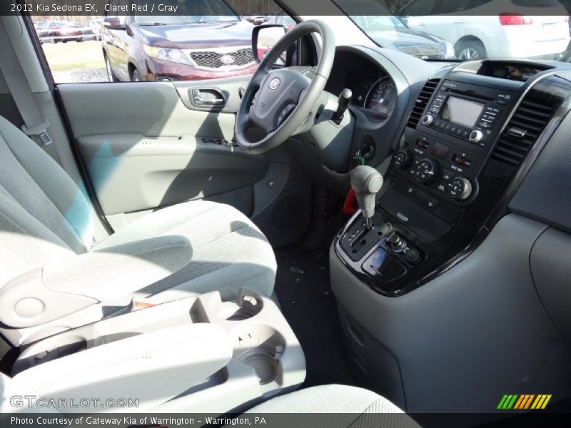 Claret Red / Gray 2012 Kia Sedona EX
