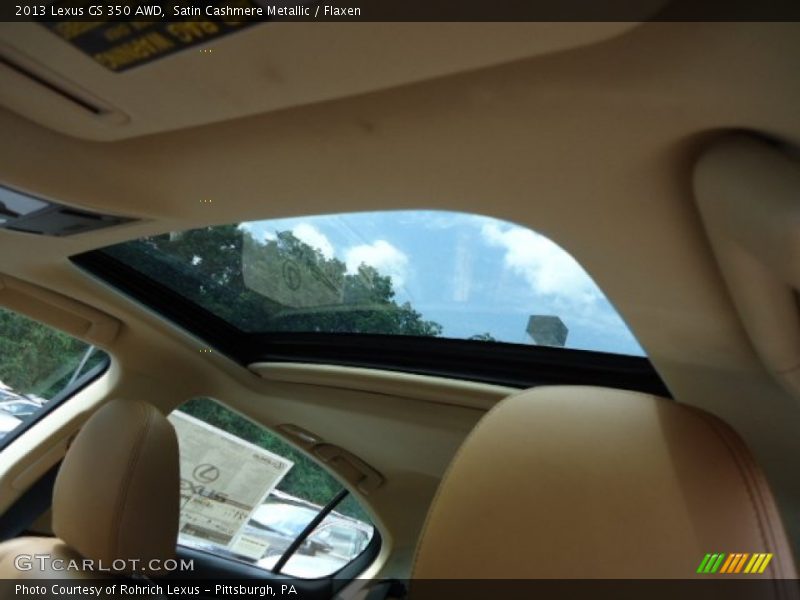 Satin Cashmere Metallic / Flaxen 2013 Lexus GS 350 AWD