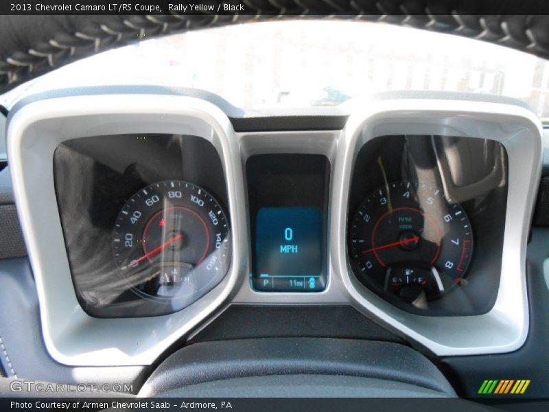 Rally Yellow / Black 2013 Chevrolet Camaro LT/RS Coupe