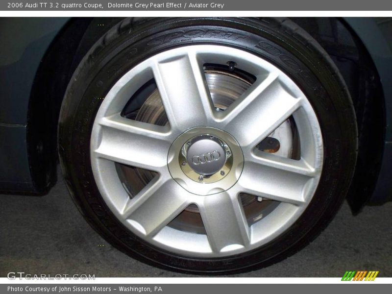 Dolomite Grey Pearl Effect / Aviator Grey 2006 Audi TT 3.2 quattro Coupe