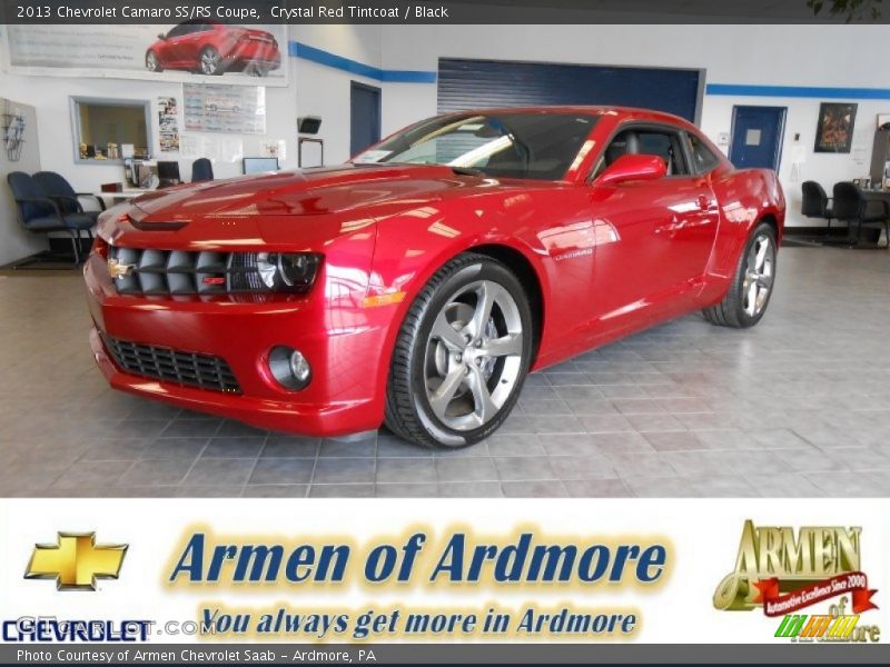 Crystal Red Tintcoat / Black 2013 Chevrolet Camaro SS/RS Coupe