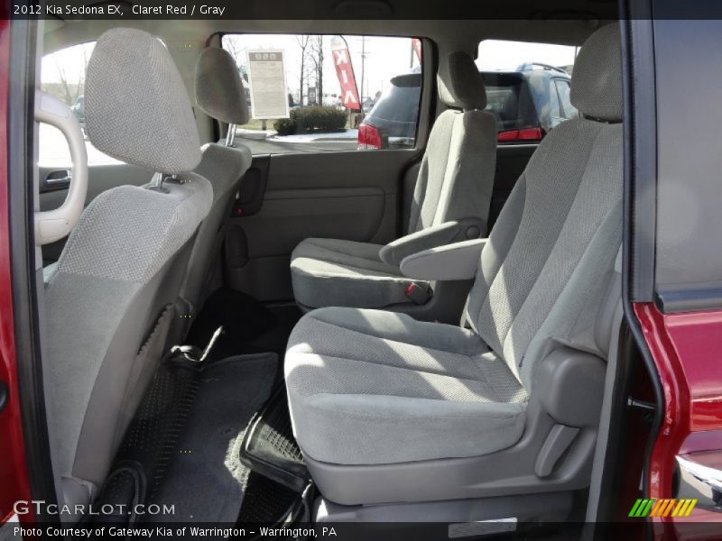 Claret Red / Gray 2012 Kia Sedona EX