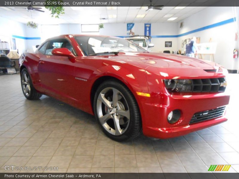 Crystal Red Tintcoat / Black 2013 Chevrolet Camaro SS/RS Coupe