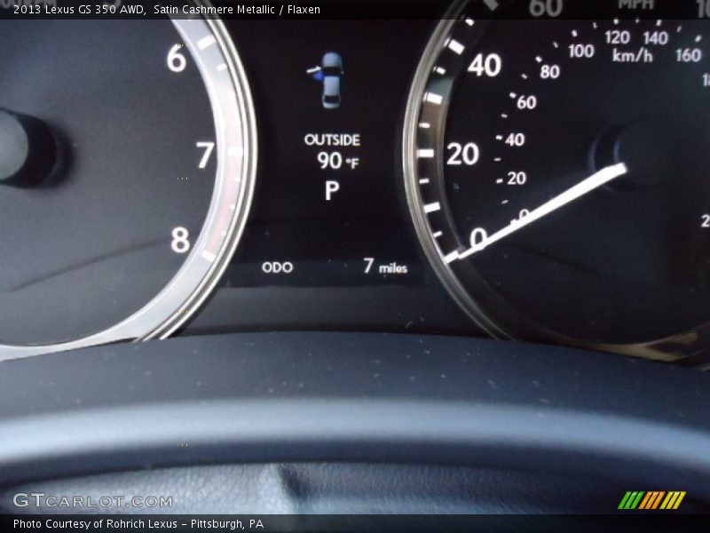 Satin Cashmere Metallic / Flaxen 2013 Lexus GS 350 AWD