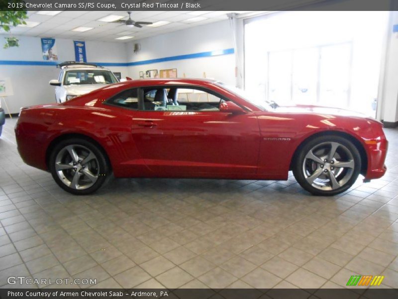 Crystal Red Tintcoat / Black 2013 Chevrolet Camaro SS/RS Coupe