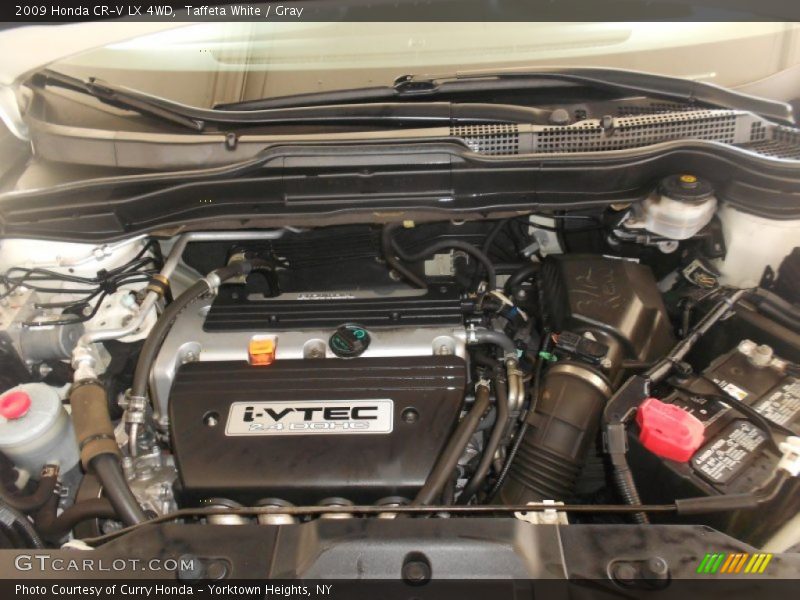 Taffeta White / Gray 2009 Honda CR-V LX 4WD