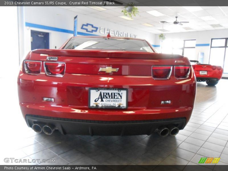 Crystal Red Tintcoat / Black 2013 Chevrolet Camaro SS/RS Coupe