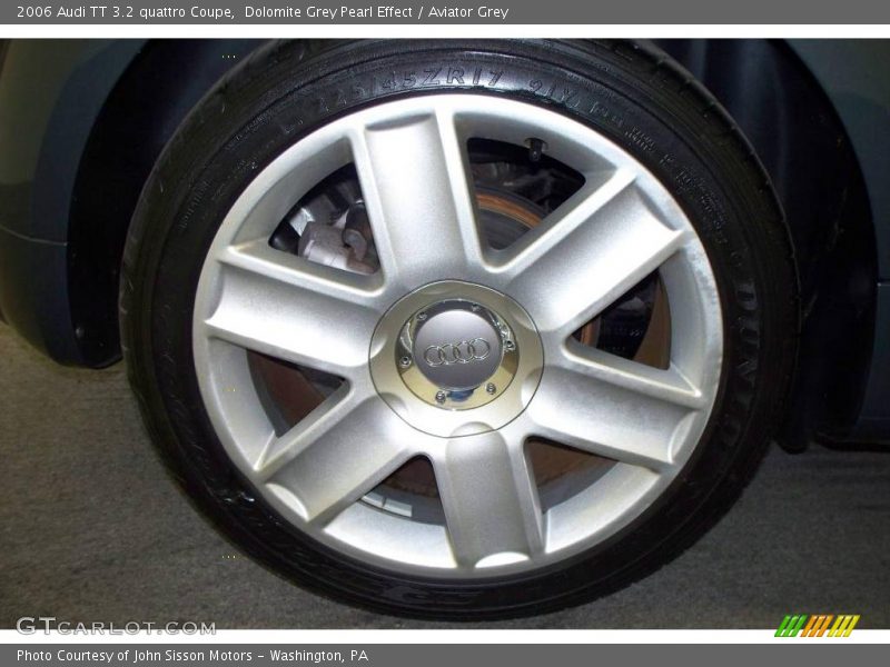 Dolomite Grey Pearl Effect / Aviator Grey 2006 Audi TT 3.2 quattro Coupe