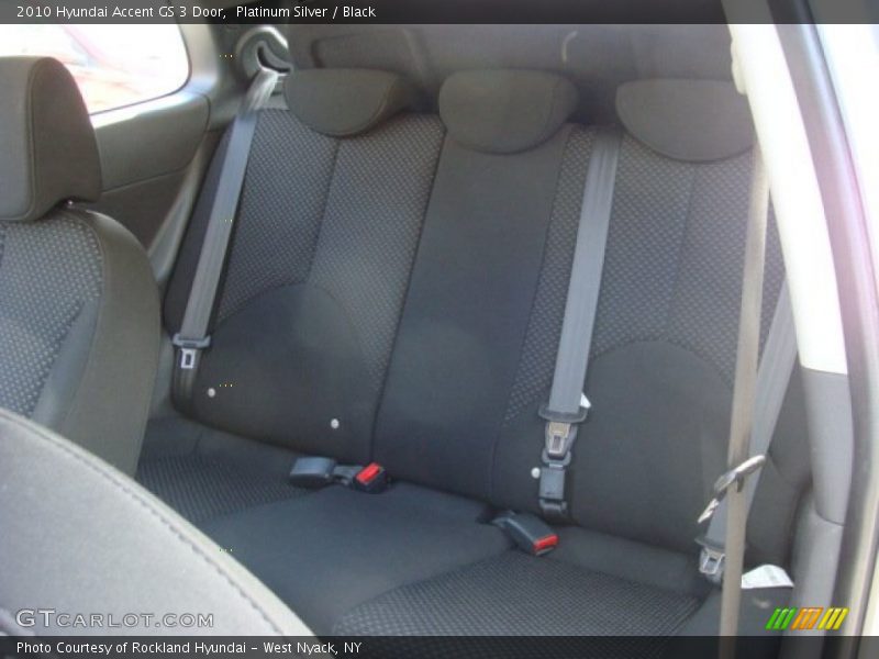 Platinum Silver / Black 2010 Hyundai Accent GS 3 Door